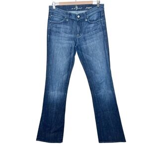 7 For All Mankind Y2K Jagger Low Rise Bootcut Jeans Womens Size 29 Dark Wash